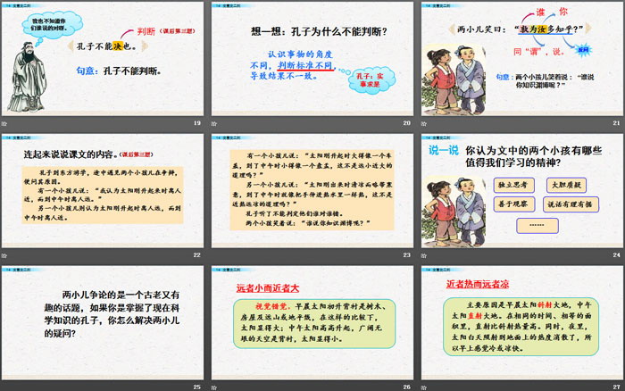 《两小儿辩日》PPT下载