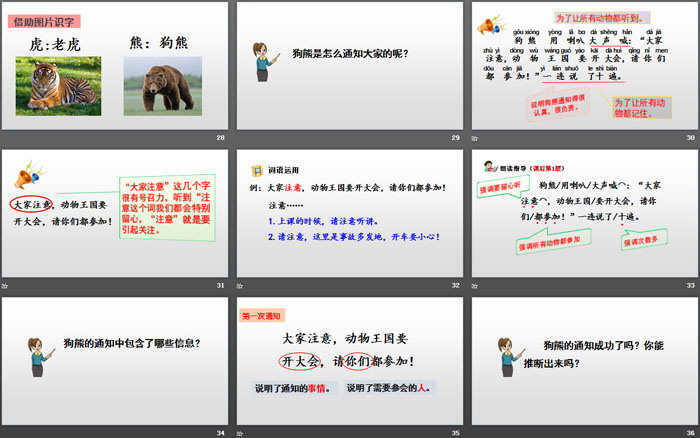 《动物王国开大会》PPT课件