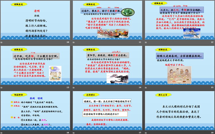 《传统节日》PPT教学课件