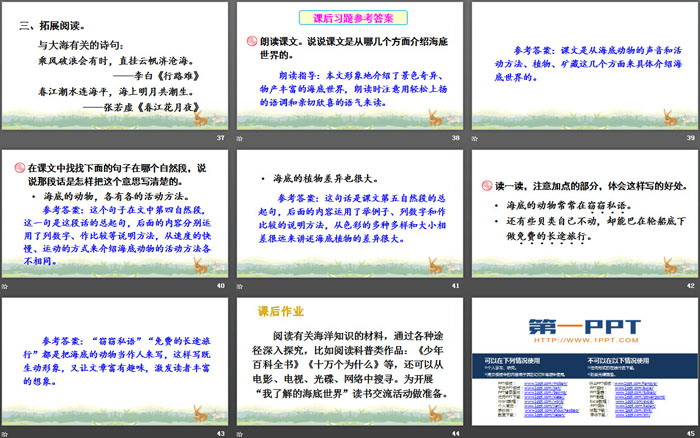 《海底世界》PPT精品课件