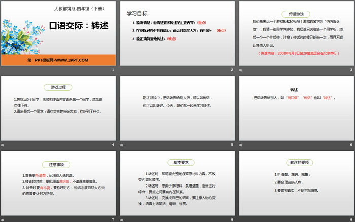 《转述》口语交际PPT课件