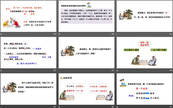 《学弈》文言文二则PPT