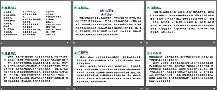 《黄河颂》PPT教学课件