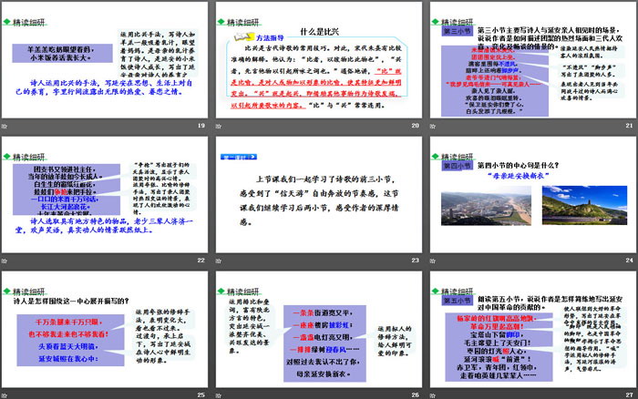 《回延安》PPT教学课件