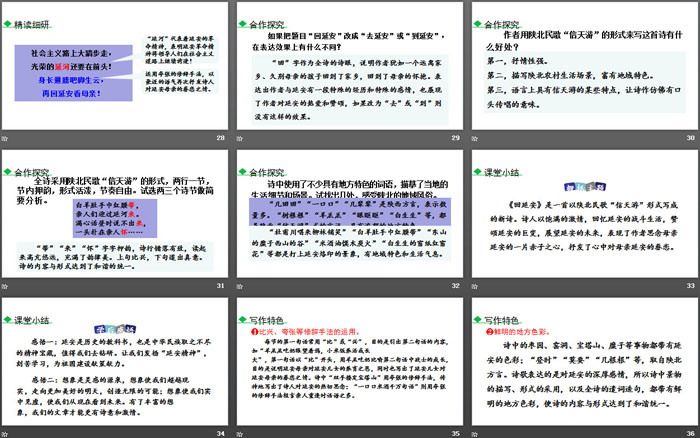 《回延安》PPT教学课件