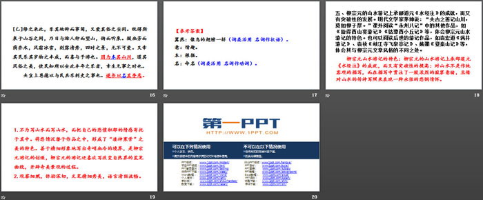 《小石潭记》PPT课件下载
