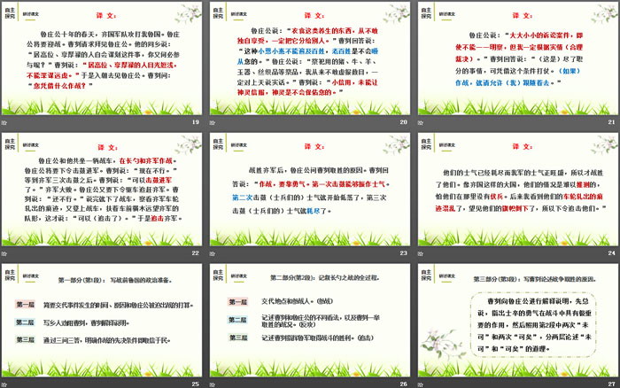 《曹刿论战》PPT优质课件