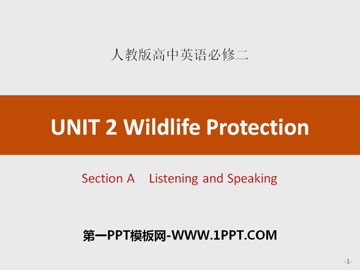 《Wildlife Protection》Section A PPT