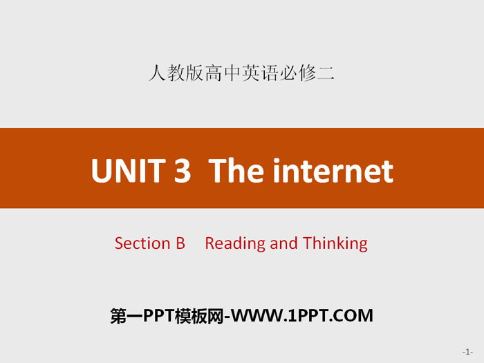 《The internet》Section B PPT