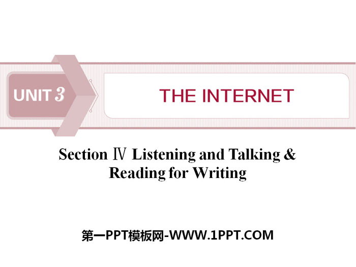 《The internet》SectionⅣ PPT