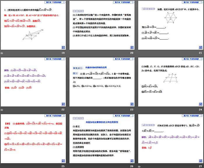《平面向量及其线性运算》平面向量初步PPT课件(向量的加法)