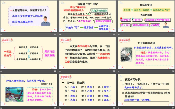 《一匹出色的马》PPT免费课件