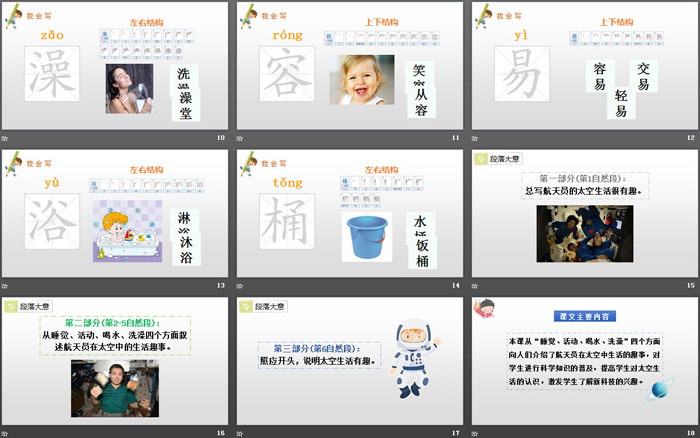 《太空生活趣事多》PPT教学课件