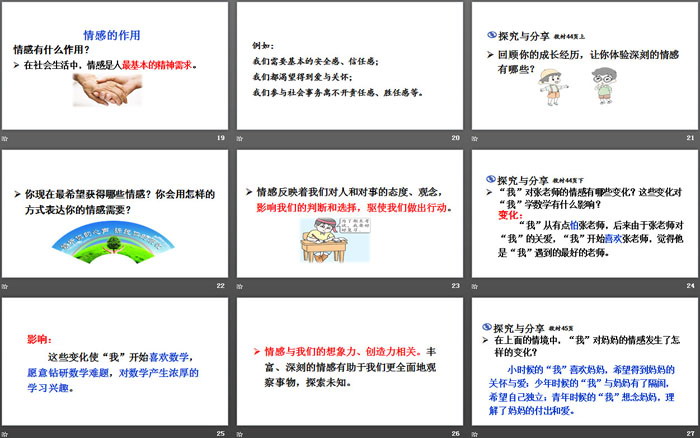 《我们的情感世界》PPT课件
