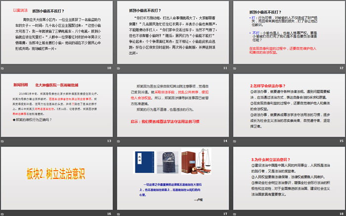 《我们与法律同行》PPT教学课件