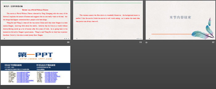 《Stage and screen》PartⅤ PPT