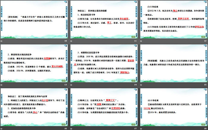 《亚非拉民族民主运动的高涨》两次世界大战、十月革命与国际秩序的演变PPT
