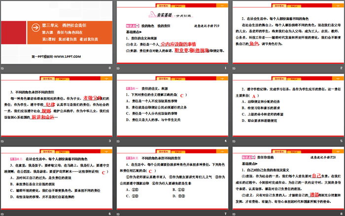 《责任与角色同在》勇担社会责任PPT课件(第1课时我对谁负责谁对我负责)