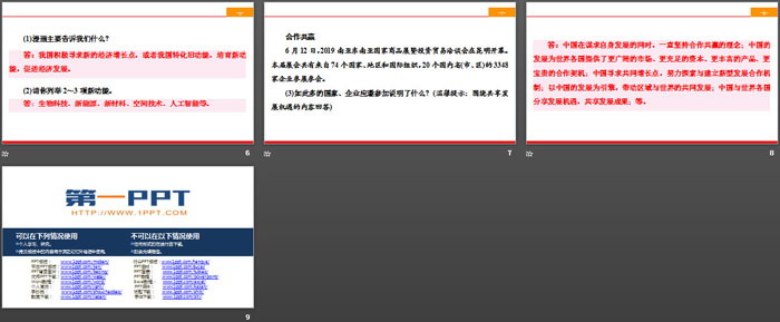 《单元时政热点专练》世界舞台上的中国PPT
