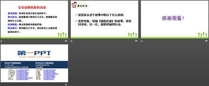 《狐假虎威》PPT优秀课件