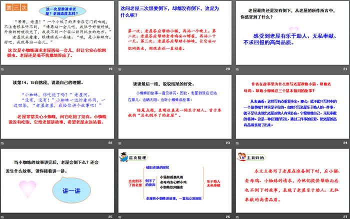 《总也倒不了的老屋》PPT课件下载
