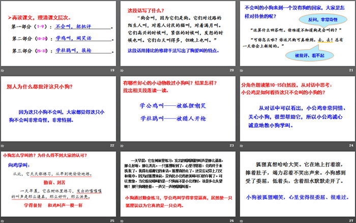 《不会叫的狗》PPT优秀课件