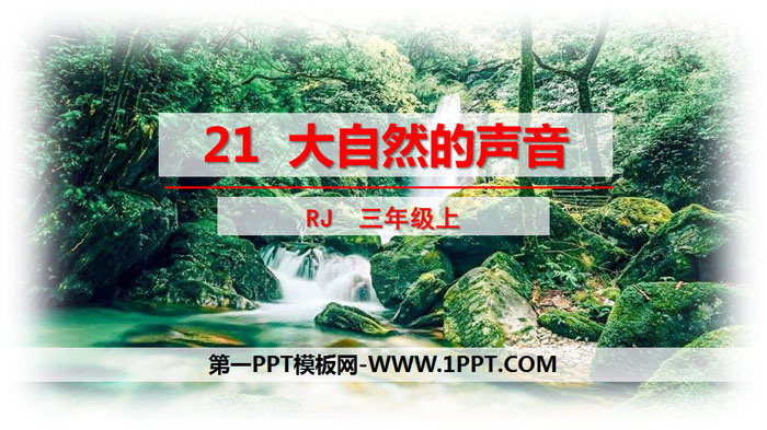 《大自然的声音》PPT优秀课件下载