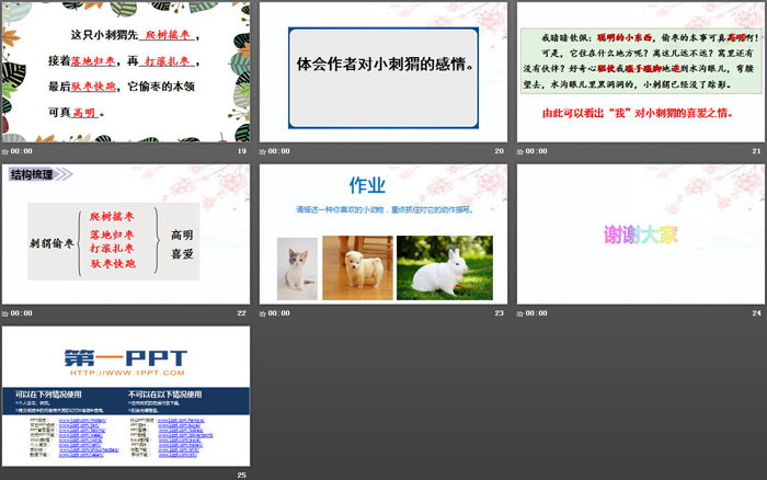 《带刺的朋友》PPT下载