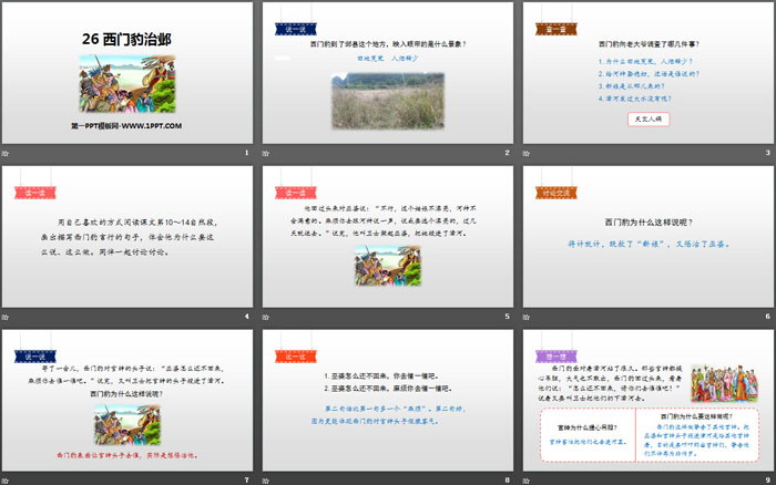 《西门豹治邺》PPT课件下载