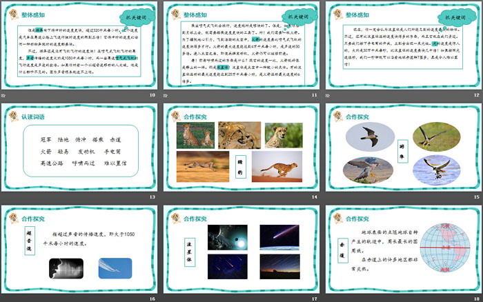 《什么比猎豹的速度更快》PPT教学课件