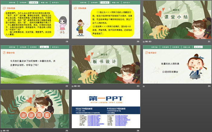 《我最喜欢的人物形象》PPT课件下载