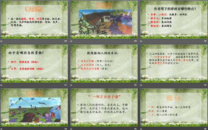 《春》PPT免费下载