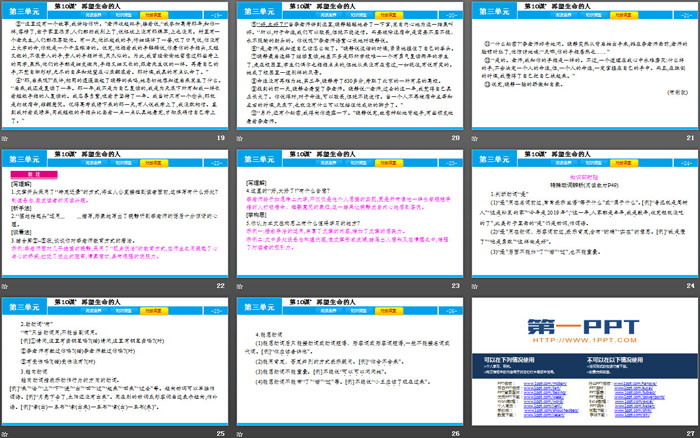 《再塑生命的人》PPT教学课件