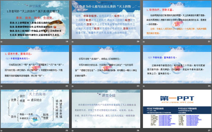 《天上的街市》PPT优秀课件