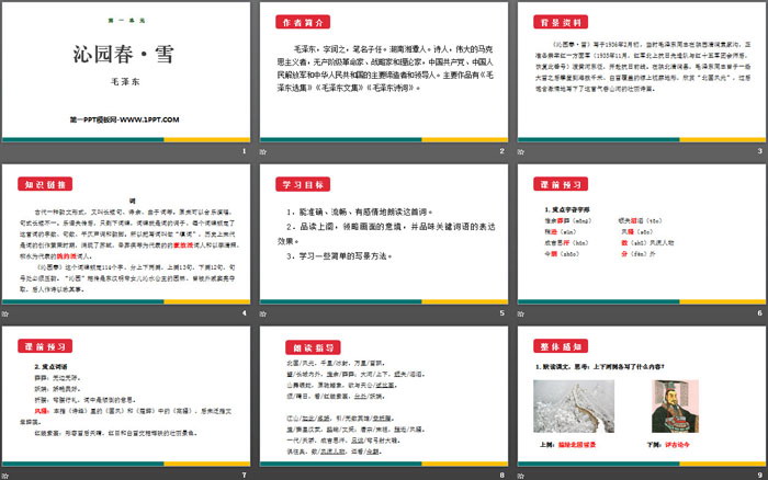 《沁园春·雪》PPT优秀课件