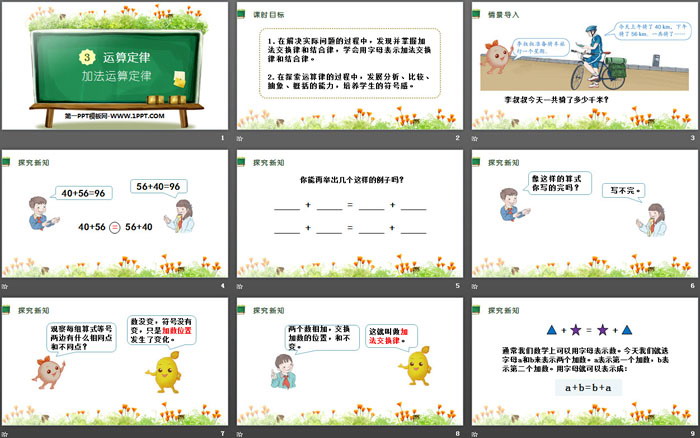 《加法运算定律》运算定律PPT