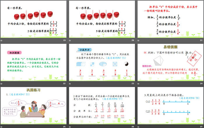 《分数的产生和意义》分数的意义和性质PPT