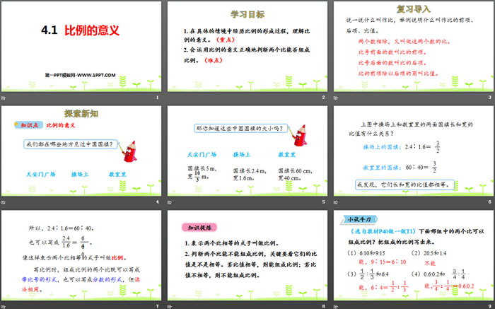 《比例的意义》比例PPT
