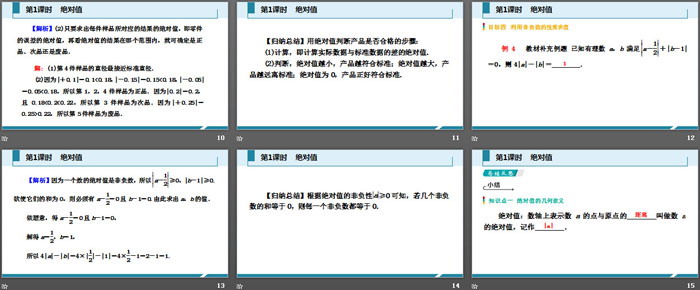 《绝对值》有理数PPT