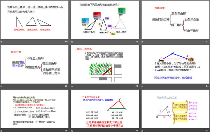《三角形的边》三角形PPT