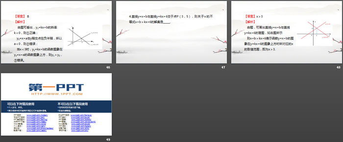 《一次函数与方程、不等式》一次函数PPT