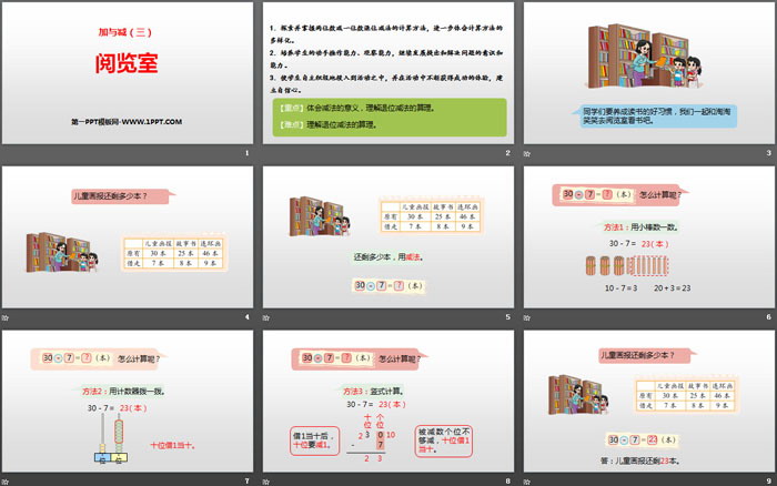 《阅览室》加与减PPT下载