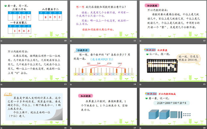 《拨一拨》生活中的大数PPT