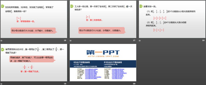 《比大小》认识分数PPT下载