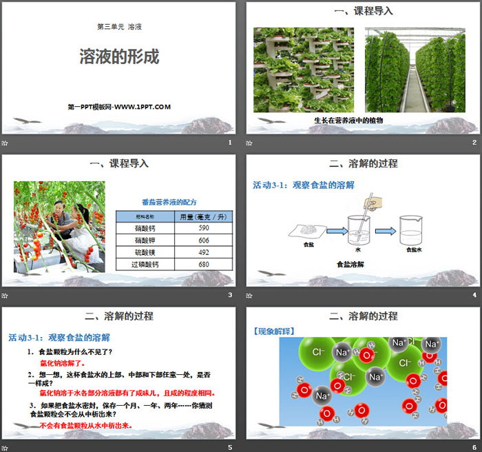 《溶液的形成》溶液PPT