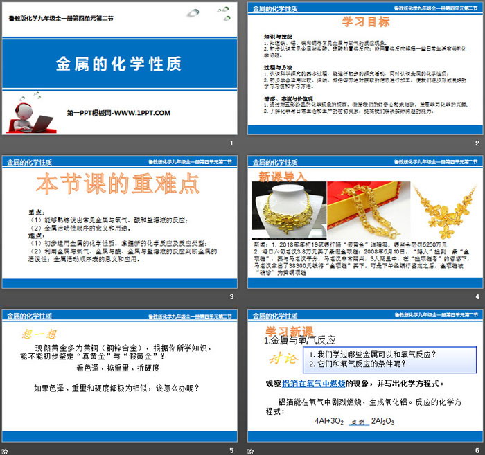 《金属的化学性质》金属PPT下载