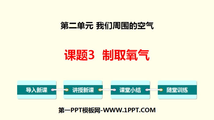 《制取氧气》我们周围的空气PPT