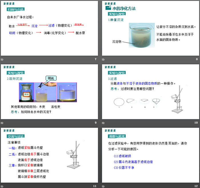 《水的净化》自然界的水PPT