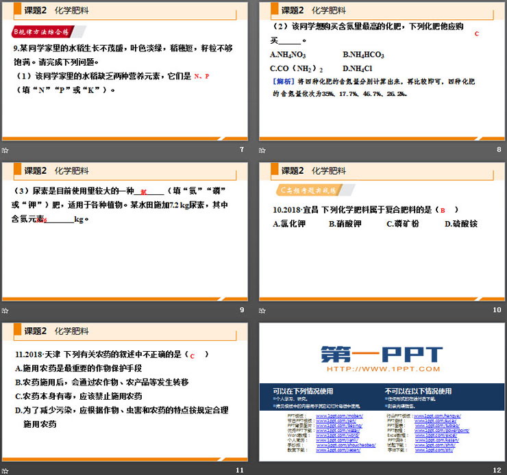 《化学肥料》盐化肥PPT课件(第1课时)