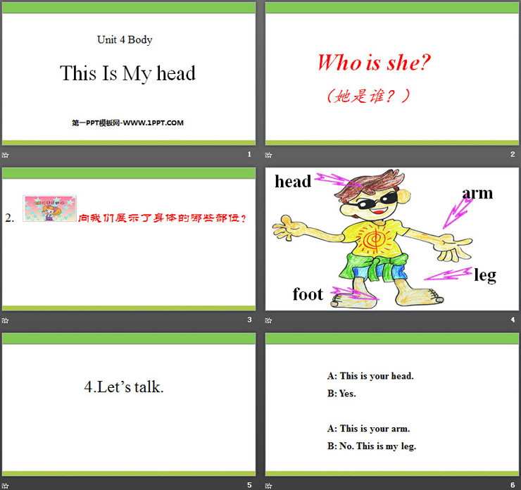 《This Is My head》Body PPT